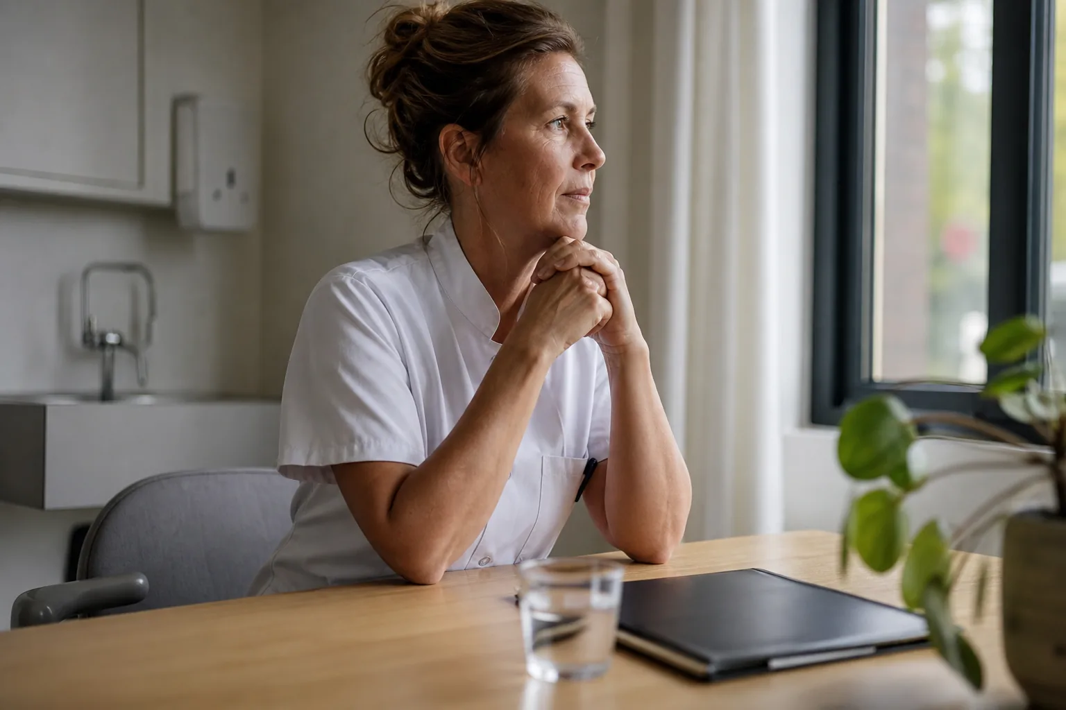 Een Nederlandse zorgpraktijk in alledaags werk. Beeld bij het artikel: Hoeveel kost een klachtenregeling per jaar als je alle posten bij elkaar optelt?